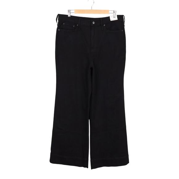 J.Crew Denim Trouser 1996 Semi Stretch Black Rinse Size 31 NWT - Picture 2 of 9